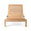 AH604 & AH604F Lounger And Footrest By Alfred Homann 2 AH604 & AH604F Lounger And Footrest By Alfred Homann -Home Furnishings Shop AH604 teak untreated front