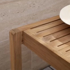 AH911 Side Table / Stool By Alfred Homann -Home Furnishings Shop AH911 teak untreated