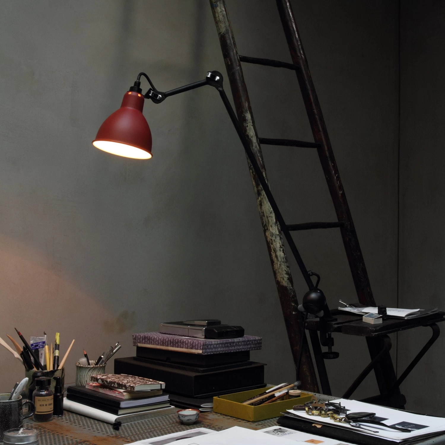 Lampe Gras N°201 Architect Clamp Lamp By La Lampe Gras 6 Lampe Gras N°201 Architect Clamp Lamp By La Lampe Gras - Image 4