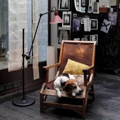 Lampe Gras N°215 Floor Lamp By La Lampe Gras -Home Furnishings Shop AMB 2 N215 L BL RED