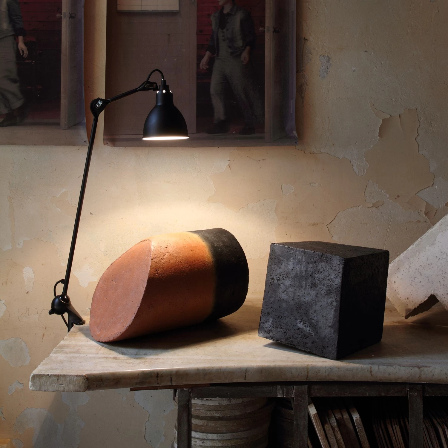 Lampe Gras N°201 Architect Clamp Lamp By La Lampe Gras 7 Lampe Gras N°201 Architect Clamp Lamp By La Lampe Gras - Image 5