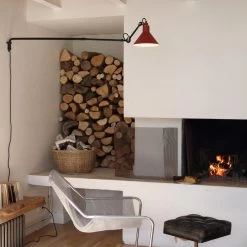 Lampe Gras N°213 Wall Lamp By La Lampe Gras -Home Furnishings Shop AMB 4 N213 BL RED