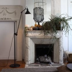 Lampe Gras N°215 Floor Lamp By La Lampe Gras -Home Furnishings Shop AMB 4 N215 L BL SAT
