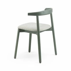 Ando Chair - Upholstered By De La Espada -Home Furnishings Shop AndoChairbyMatthewHiltonincovepaintedashandSafire006