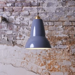 Original 1227 Brass Maxi Pendant By Anglepoise 15 Original 1227 Brass Maxi Pendant By Anglepoise -Home Furnishings Shop AnglepoiseOriginal1227BrassMaxiPendantElephantGrey2