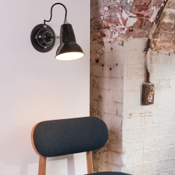 Original 1227 Brass Wall Light By Anglepoise 11 Original 1227 Brass Wall Light By Anglepoise -Home Furnishings Shop AnglepoiseOriginal1227BrassWallLightDeepSlate1