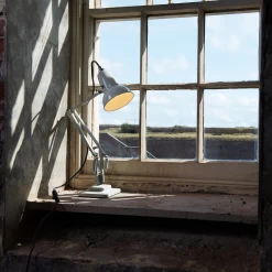 Original 1227 Mini Desk Lamp By Anglepoise -Home Furnishings Shop AnglepoiseOriginal1227MiniDeskLampLinenWhite 1