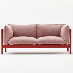 Arbour Sofa 2 Seater By Hay 15 Arbour Sofa 2 Seater By Hay -Home Furnishings Shop Arbour2SeaterRe wool648wineredwblacquerbeech Arbour2SeaterLinenGriddarkbeigeoiledwaxedoak01