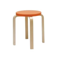 Stool E60 By Artek 27 Stool E60 By Artek -Home Furnishings Shop Artek stool E60 Paimio orange JPG