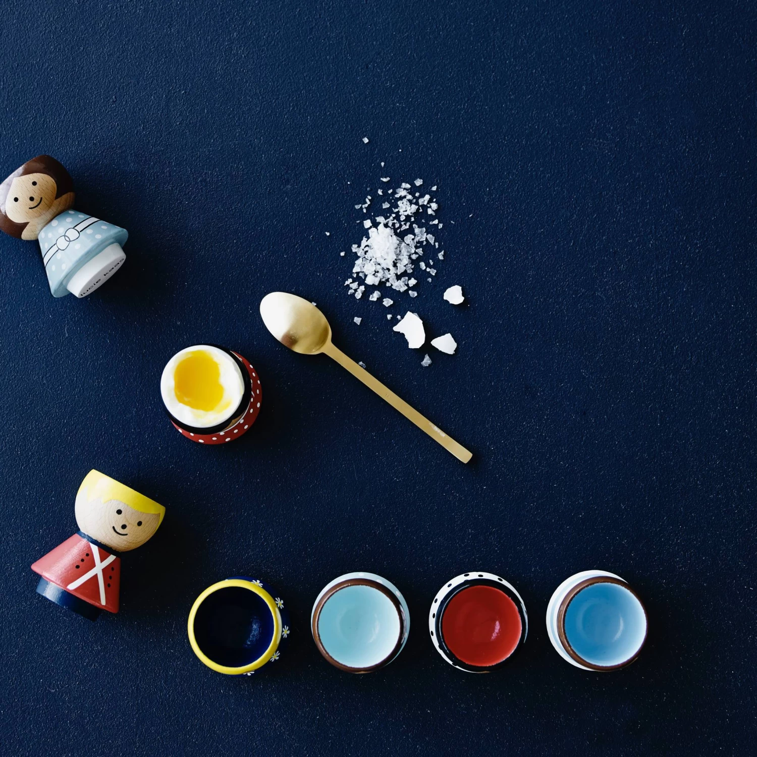 Hand Painted Egg Cups 12 Hand Painted Egg Cups - Image 10