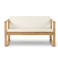 BK12 Lounge Sofa By Carl Hansen & Søn -Home Furnishings Shop BK12 teak untreated CUBK12 canvas5453 front