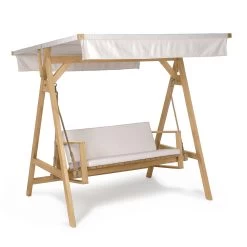 Swing Sofa By Carl Hansen & Søn -Home Furnishings Shop BK17 teak untreated canvas5453 BK13 teak untreated CUBK12 canvas5453 side