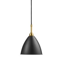 Bestlite BL9 Brass Pendant By Gubi -Home Furnishings Shop BL9 Pendant 16 Brass SoftBlack