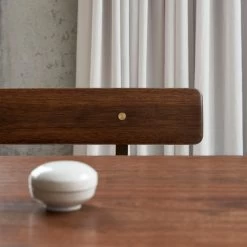 BMO699 Asserbo Bench With Backrest By Børge Mogensen -Home Furnishings Shop BM0698 BM0699 eucalyptus darkoil detail large