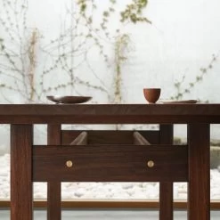 BM0698 Asserbo Table By Børge Mogensen 17 BM0698 Asserbo Table By Børge Mogensen -Home Furnishings Shop BM0698 eucalyptus darkoil detail v1 large