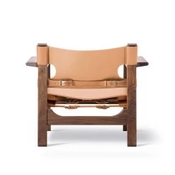 Spanish Chair By Fredericia -Home Furnishings Shop BM 2226 natureleather walnut v3