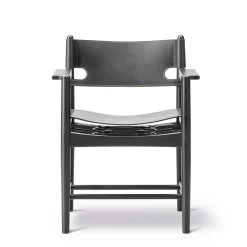 Spanish Dining Chair With Arms By Fredericia 14 Spanish Dining Chair With Arms By Fredericia -Home Furnishings Shop BM 3238 oakblacklacquered black v1 S
