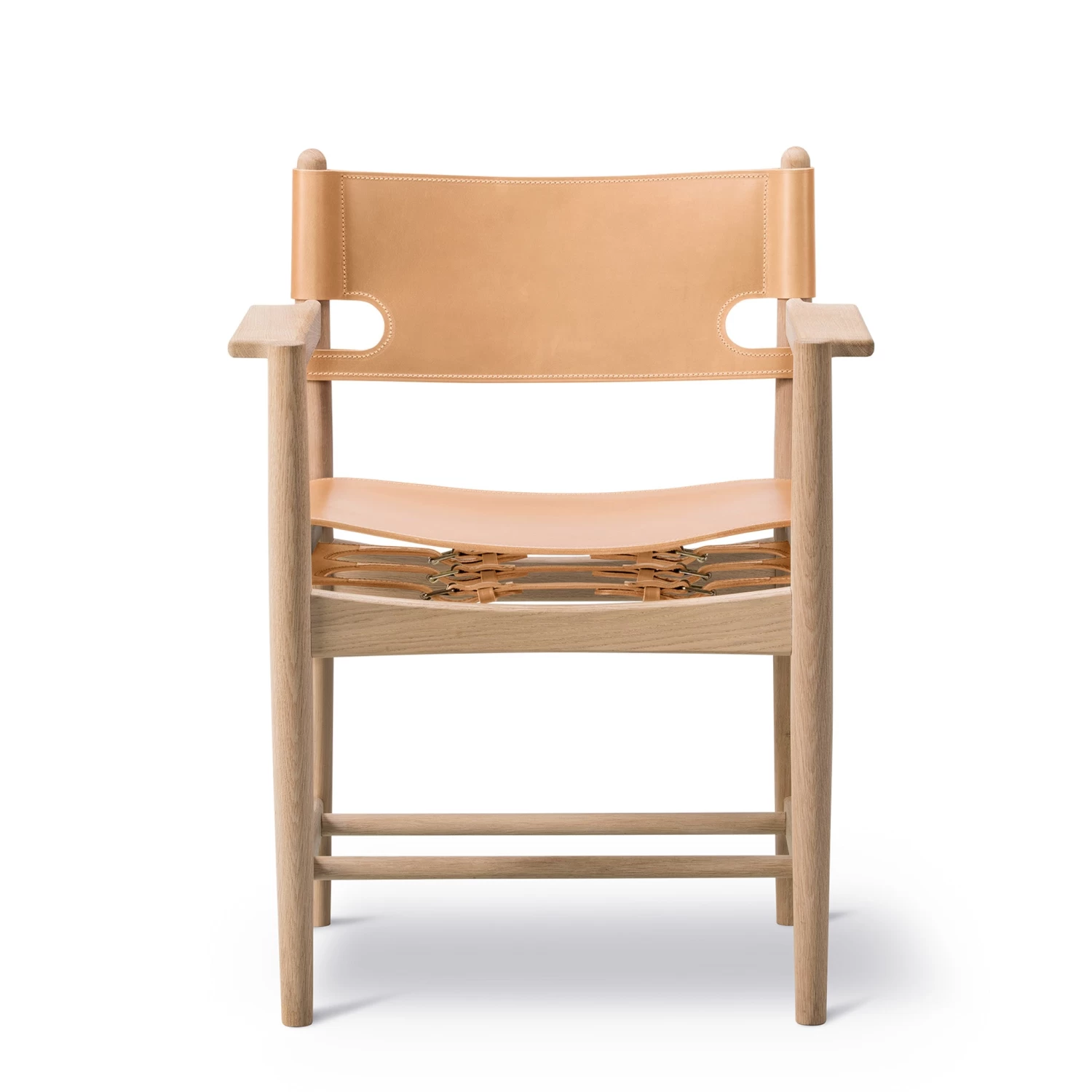 Spanish Dining Chair With Arms By Fredericia 4 Spanish Dining Chair With Arms By Fredericia - Image 2