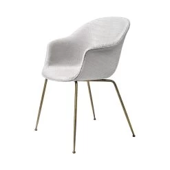 Bat Dining Chair Conic Base Upholstered By Gubi