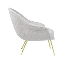 Bat Lounge Chair Low Back Conic Base By Gubi 12 Bat Lounge Chair Low Back Conic Base By Gubi -Home Furnishings Shop Bat LoungeChair LowBack Conic FullyUpholstered Brass Kvadrat Sonar3 124 Side large