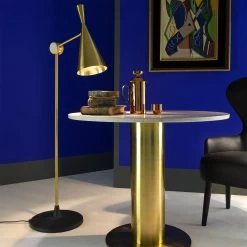Beat Floor Light By Tom Dixon 15 Beat Floor Light By Tom Dixon -Home Furnishings Shop BeatFloorwithTubeandWingback