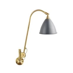Bestlite BL6 Brass For Hardwiring By Gubi -Home Furnishings Shop Bestlite BL6 WallLamp US Brass Grey Hardwired
