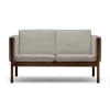 CH162 Sofa By Carl Hansen & Søn -Home Furnishings Shop CH162 Smoked Oak Molly114 front large