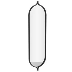 Comma Oval Mirror By Swedese 15 Comma Oval Mirror By Swedese -Home Furnishings Shop CommaOvalBlack