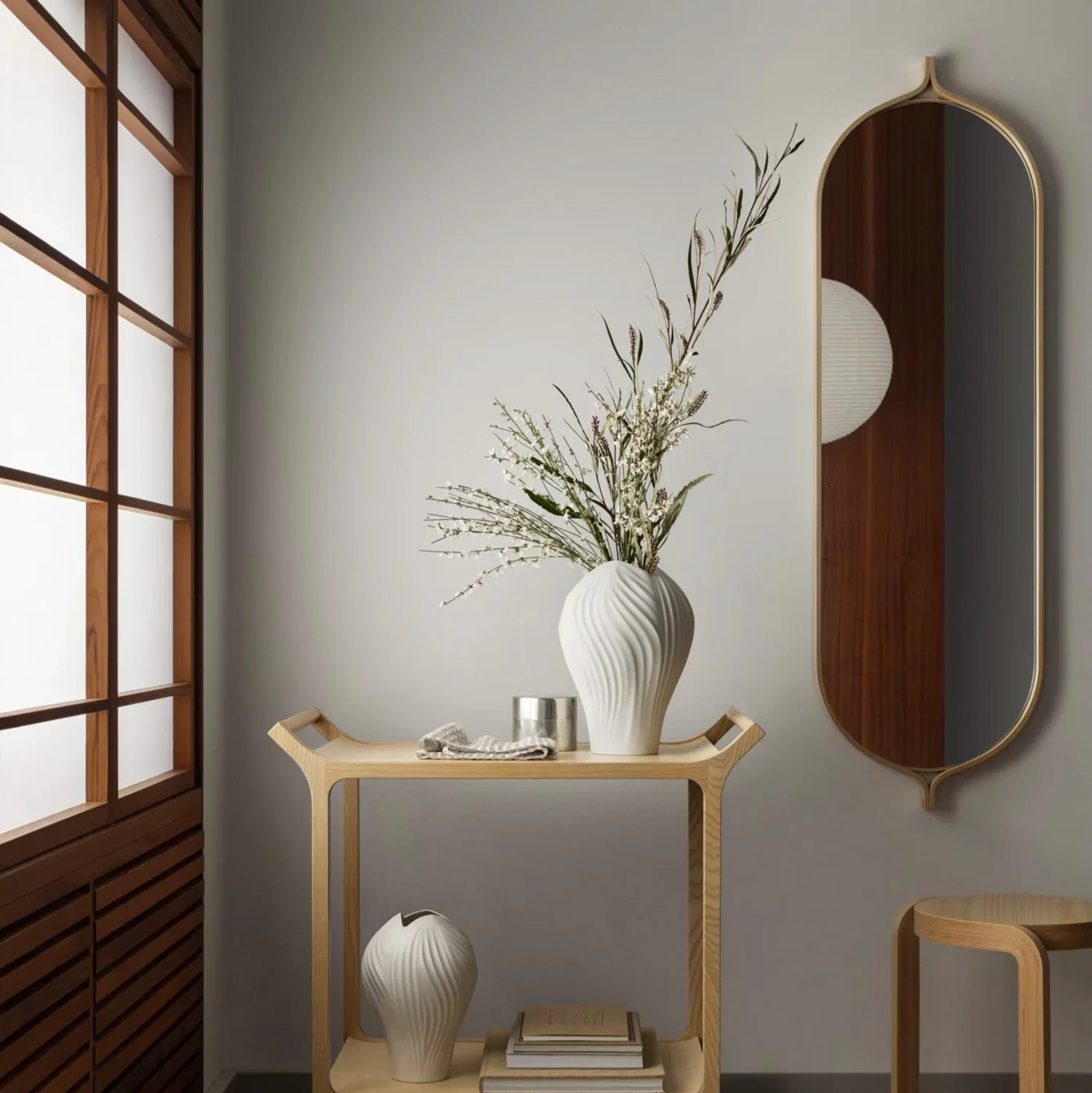 Comma Oval Mirror By Swedese 6 Comma Oval Mirror By Swedese - Image 4