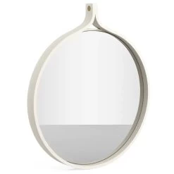 Comma Round Mirror By Swedese -Home Furnishings Shop CommaWhite