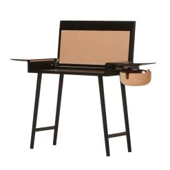 Companions Desk By Ilse Crawford -Home Furnishings Shop Companions Desk black paint open