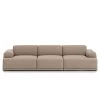 Connect Soft Sofa By Muuto -Home Furnishings Shop Connect soft sofa 3 seater config 1 steelcut trio 426 Muuto 5000x5000 hi res