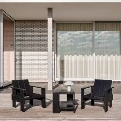 Crate Side Table By Rietveld Originals X HAY -Home Furnishings Shop CrateLoungeChairblackwblacqueredpinewood CrateSideTableblackwblacqueredpinewood PaoPortable