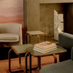 Alpha Side Table By Anthony Guerrée -Home Furnishings Shop CursaLoungeChairandAlphaTablesbyAnthonyGuerreephotographedatTheFuturePerfect photobySeanDavidson