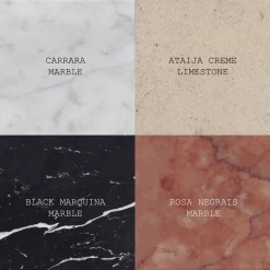 Trio Round Coffee Table Marble Top By Neri & Hu 10 Trio Round Coffee Table Marble Top By Neri & Hu -Home Furnishings Shop DLEStoneFinishOptions