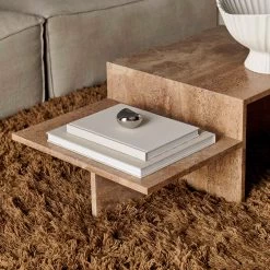 Distinct Coffee Table By Ferm Living -Home Furnishings Shop DarkTravertineDistinctCoffee