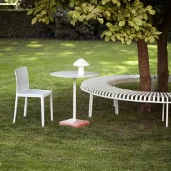 Pao Portable Lamp By Naoto Fukasawa For Hay 19 Pao Portable Lamp By Naoto Fukasawa For Hay -Home Furnishings Shop ElementaireChaircreamwhite TerrazzoTableRoundskygreytabletopredbase PalissadeParkBenchskygrey