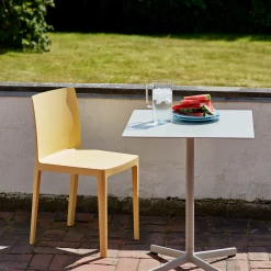 Neu Table Square By Hay -Home Furnishings Shop ElementaireChairlightyellow NeuTableSquareskygrey