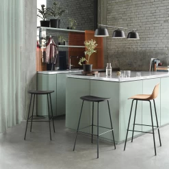 Fiber Bar Stool Tube Base By Muuto -Home Furnishings Shop Fiber bar ambit rail corky platform tray 150