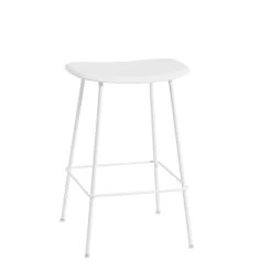 Fiber Bar Stool Tube Base By Muuto -Home Furnishings Shop Fiber barstool 65 tubebase natural white.hs