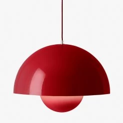 Extra Large Flowerpot Pendant VP2 By &Tradition -Home Furnishings Shop FlowerpotVP2VermillionRed on