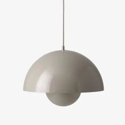 Flowerpot Pendant VP7 By &Tradition 40 Flowerpot Pendant VP7 By &Tradition -Home Furnishings Shop FlowerpotVP7 GreyBeige