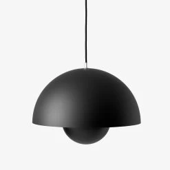 Flowerpot Pendant VP7 By &Tradition 39 Flowerpot Pendant VP7 By &Tradition -Home Furnishings Shop FlowerpotVP7 MattBlack