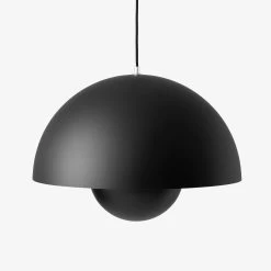 Extra Large Flowerpot Pendant VP2 By &Tradition -Home Furnishings Shop Flowerpot VP2 black