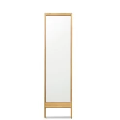 A Line Mirror By Form And Refine -Home Furnishings Shop FormandRefine A Line Mirror Oak Front nb