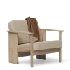 Block Lounge Chair By Form And Refine 2 Block Lounge Chair By Form And Refine -Home Furnishings Shop FormandRefine Block Lounge Chair White Oak perspective plaid