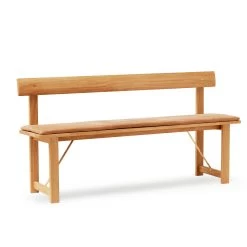 Position Bench 155 By Form And Refine -Home Furnishings Shop FormandRefine Position bench oak leather 02