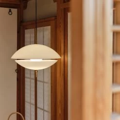 Fritz Hansen Clam Pendant Light By Ahm & Lund 12 Fritz Hansen Clam Pendant Light By Ahm & Lund -Home Furnishings Shop Fritz211115 371