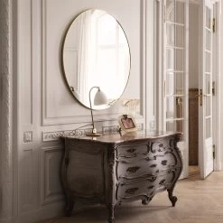 Round Mirror By Gubi 7 Round Mirror By Gubi -Home Furnishings Shop GUBI Mirror O110 Bestlite BL2 bone china brass off