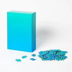 Blue And Green Gradient Puzzle By Areaware